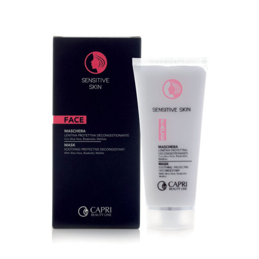 Decongestant soothing mask for sensitive skin