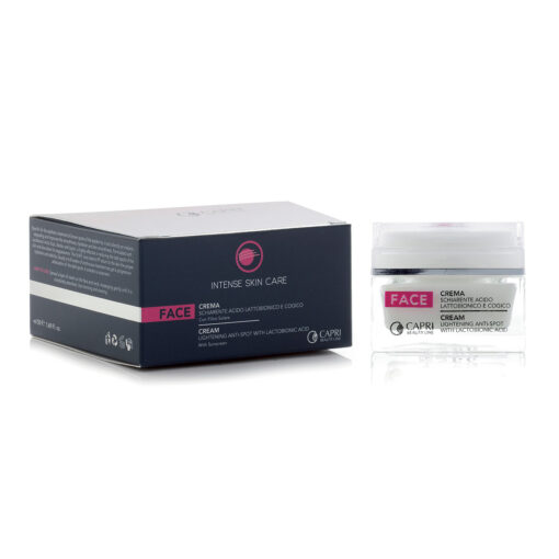 Anti sparking cream with cogical acid and lactobionic acid