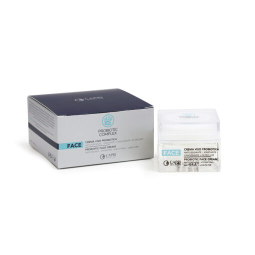 Opacifying moisturizing antioxidant probiotic face cream