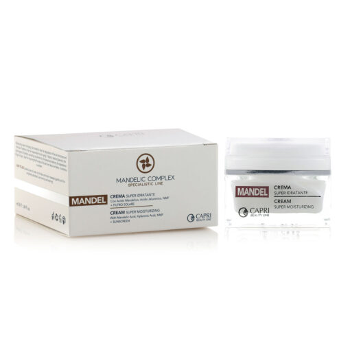 Moisturizing cream with mandelic acid