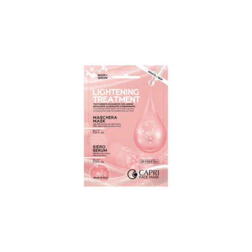 Bustina Bi Componente Maschera  + Siero Trattamento Schiarente Maschera + Siero