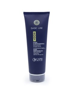 Exfoliating body scrub with vegetable microgranuli