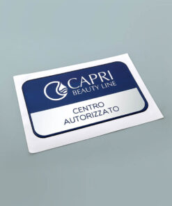Targa Salone Autorizzato Capri Beauty Line