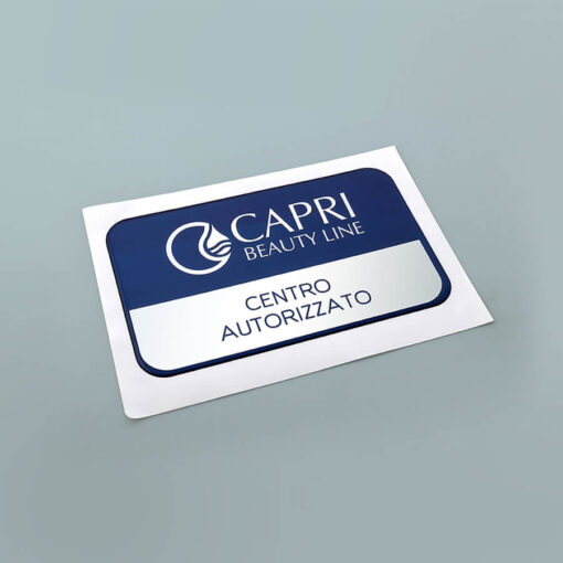 Targa Salone Autorizzato Capri Beauty Line