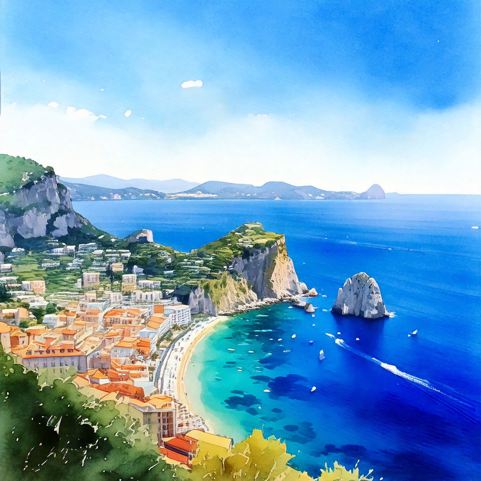 illustrazione capri