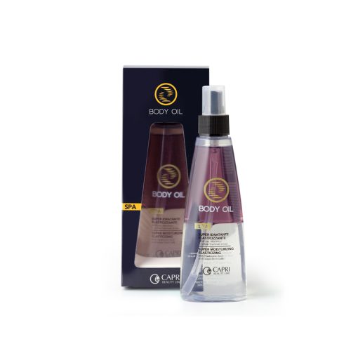 Super moisturizing elasticizing spray biphasic body oil